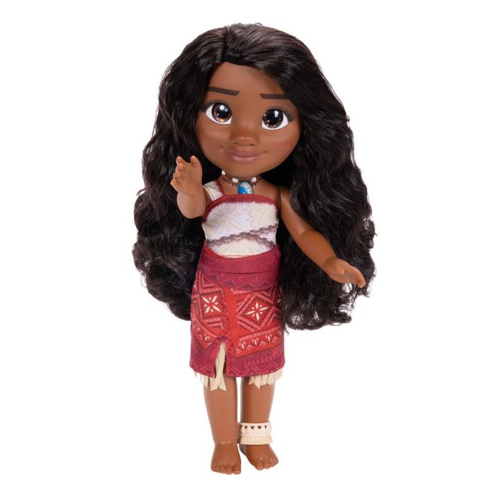 Jakks Pacific Muñeca Vaiana Disney 38 cm de PVC, incluye conjunto y tobillera, para niños +3 años 4