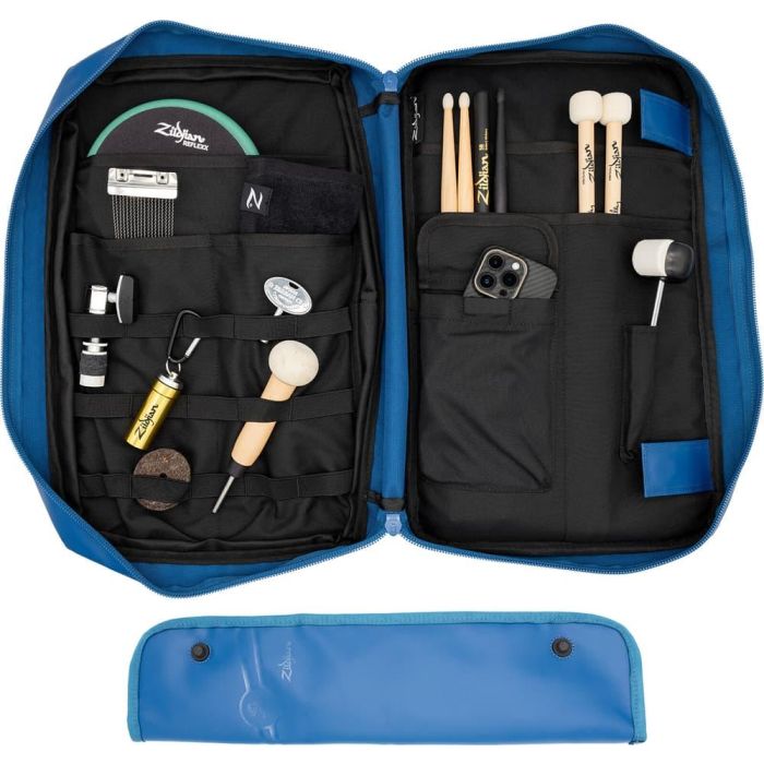 Mochila Baquetas Zildjian Touring Collection - Azul 4 Mochila Baquetas Zildjian Touring Collection - Azul 4