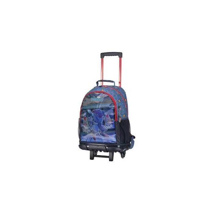 Totto Mochila Escolar Grande 3 Ruedas Atlas - MJ03ATA003-2210-2JW, 31 Litros, Estampado, Poliéster Reciclado 0 Totto Mochila Escolar Grande 3 Ruedas Atlas - MJ03ATA003-2210-2JW, 31 Litros, Estampado, Poliéster Reciclado 0