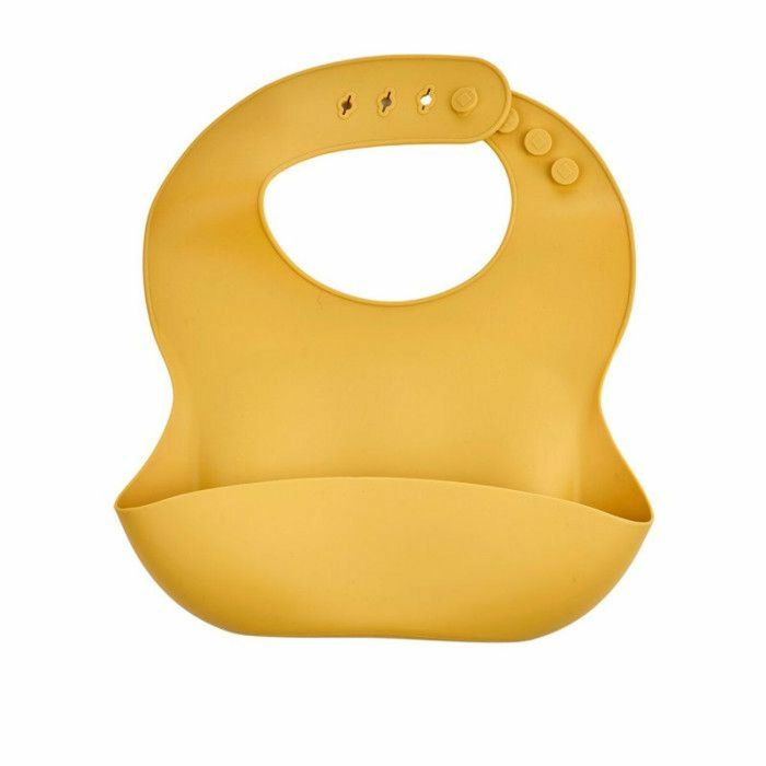 Thermobaby AAAMI10101 Set de 2 Baberos de Silicona Verde Cactus y Amarillo Miel 1 Thermobaby AAAMI10101 Set de 2 Baberos de Silicona Verde Cactus y Amarillo Miel 1