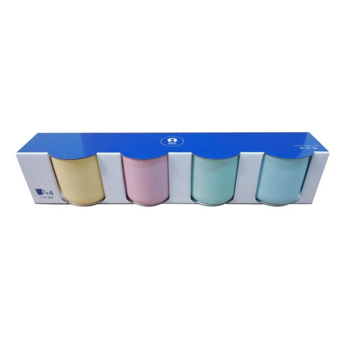 Cafe Scandi DKD Home Decor Rosa Azul 5.8 x 6.2 x 6 cm Set de 4 1