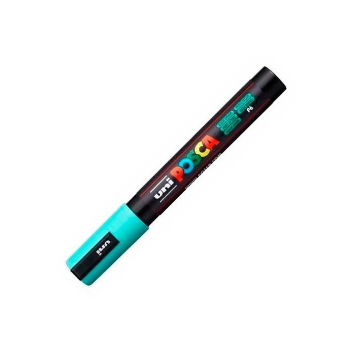Posca Marcador Pc-5M No Permanente Punta Forma De Bala 1,8 - 2,5 mm Verde Marino Posca Marcador Pc-5M No Permanente Punta Forma De Bala 1,8 - 2,5 mm Verde Marino