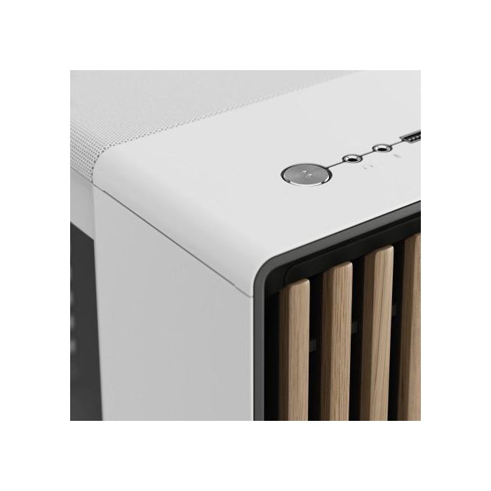 Fractal Design FD-C-NOR1X-04 Carcasa Midi Tower Blanco, Compatible con ATX, 3 Ventiladores 140mm, Vidrio Templado 2