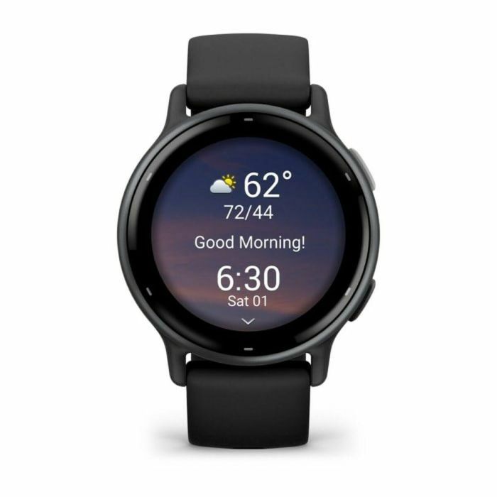Garmin AAAAH39016 Reloj GPS Vivoactive 5, Smartwatch con WiFi, Pantalla 30.4mm (1.2"), Gris con Correa Negra 18