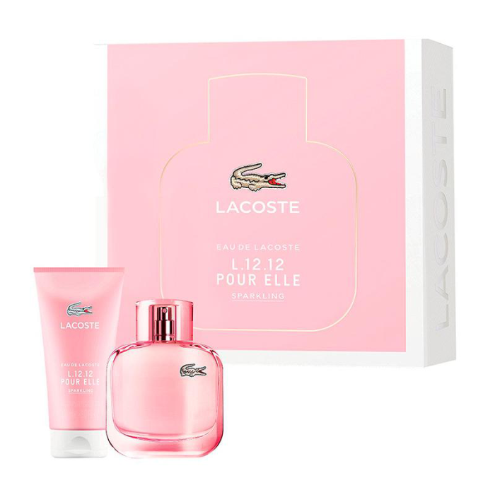 Lacoste Eau De Lacoste L.12.12 Pour Elle Sparkling Eau De Toilette 90 mL + Shower Gel 150 mL 2