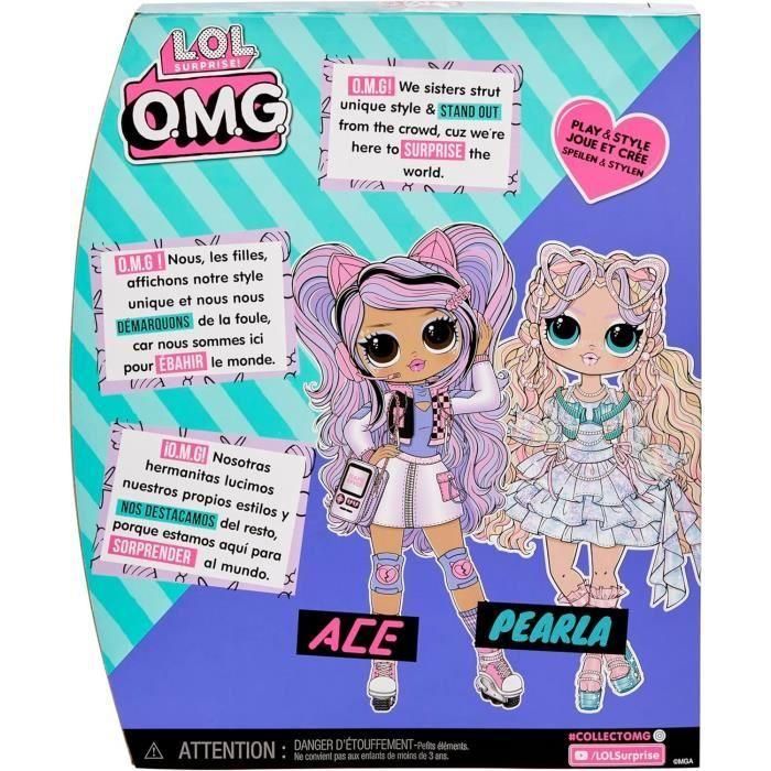 LOL Surprise OMG - Muñeca de moda - Ace - Muñeca 24 cm y accesorios - A partir de 3 años 5 LOL Surprise OMG - Muñeca de moda - Ace - Muñeca 24 cm y accesorios - A partir de 3 años 5