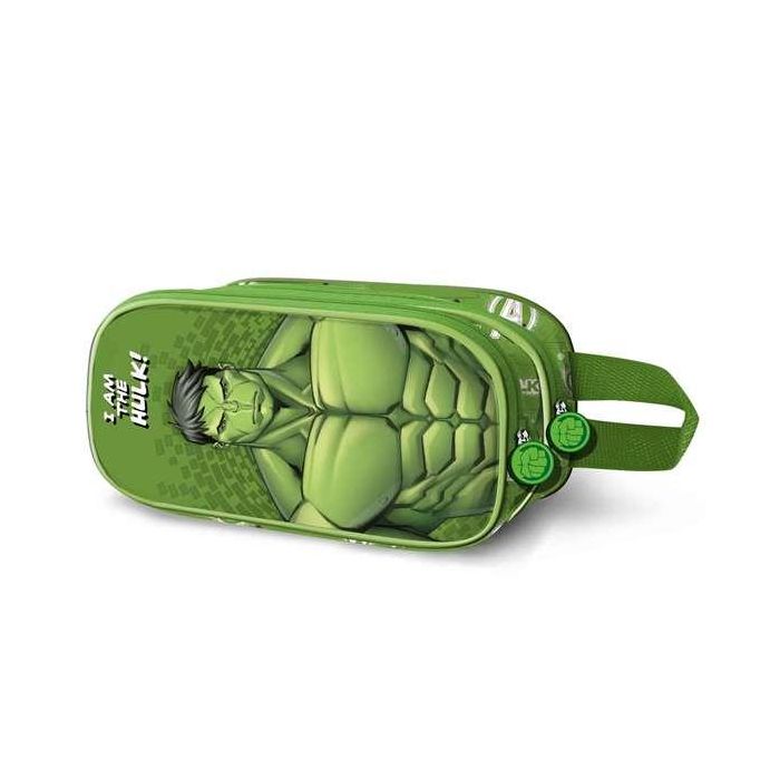 Karactermania Estuche Portatodo Doble 3D Hulk Rage Verde 22 x8 x10 cm 0 Karactermania Estuche Portatodo Doble 3D Hulk Rage Verde 22 x8 x10 cm 0