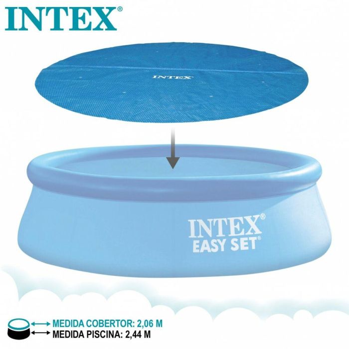 Cubrepiscinas Intex 29020 EASY SET Ø 244 cm 206 x 206 cm 5