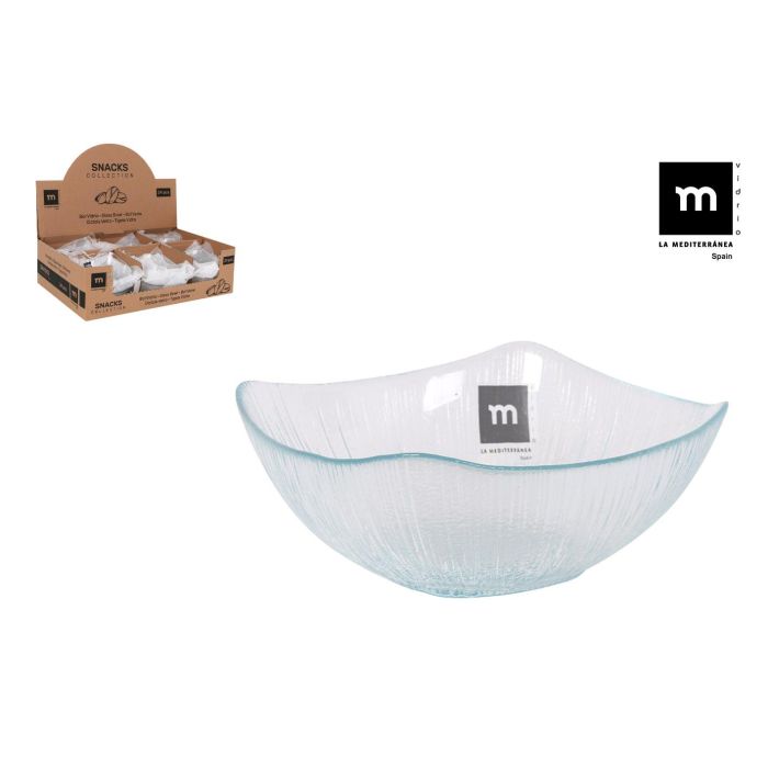 Bol Snacks Transparente 14 cm x 5.5 cm - La Mediterranea (48 Unidades) Bol Snacks Transparente 14 cm x 5.5 cm - La Mediterranea (48 Unidades)