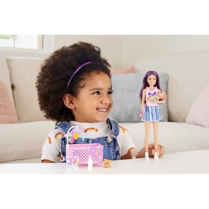 Barbie - Baby Skipper Box in Bed - Juega de muñecas - 3 años y + + 2 Barbie - Baby Skipper Box in Bed - Juega de muñecas - 3 años y + + 2