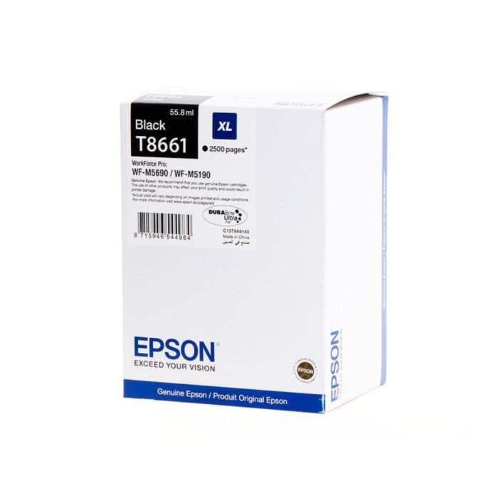 Ink-Jet Epson T8661 Negro XL Wf-M5190Dw-M5690Dwf 2