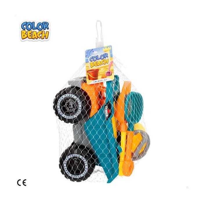 Camión de playa 26 cm con accesorios de playa color beach 6