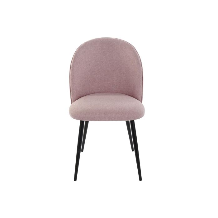 DKD Home Decor Silla Scandi Hecha a Mano de Poliéster y Metal, Desmontable, Alto 84 cm, Ancho 50 cm, Largo 52 cm, Altura asiento 50 cm 4