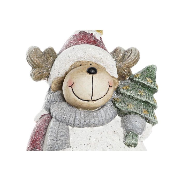 Figura Navidad Tradicional DKD Home Decor Rojo Gris 17 x 39 x 24 cm (2 Unidades) 2 Figura Navidad Tradicional DKD Home Decor Rojo Gris 17 x 39 x 24 cm (2 Unidades) 2