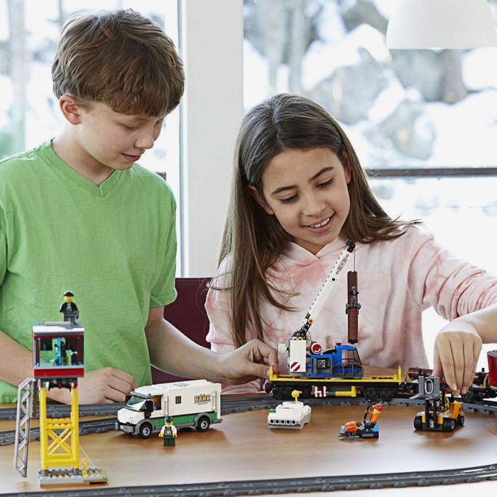 Lego City Tren de Mercancías con Motor y Control Remoto Bluetooth, 6 Minifiguras y Vía Circular - 60198 7 Lego City Tren de Mercancías con Motor y Control Remoto Bluetooth, 6 Minifiguras y Vía Circular - 60198 7