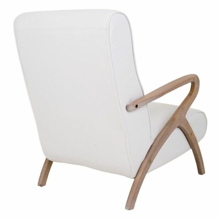 Sillón Alexandra House Living Blanco 55 x 85 x 57 cm Tapizado Polipiel 5 Sillón Alexandra House Living Blanco 55 x 85 x 57 cm Tapizado Polipiel 5