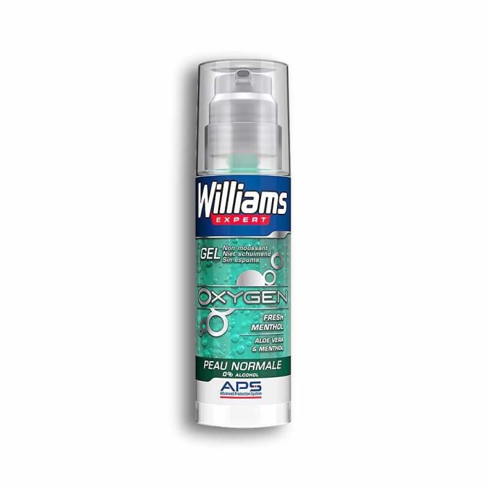 Williams Expert Oxygen 0% Alcohol Gel Afeitar Piel Normal