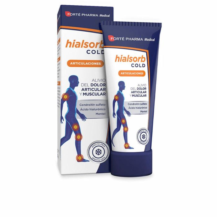 Forté Pharma HIALSORB COLD crema para dolor muscular y articular, alivio rápido, con ácido hialurónico y mentol, 100 ml