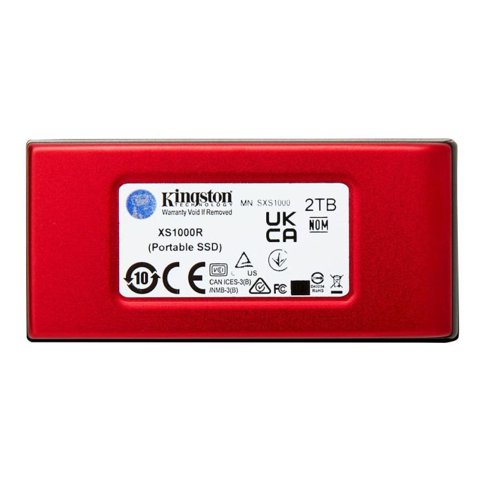 Disco Duro Externo Kingston SXS1000R/2000G Rojo 2 TB 2
