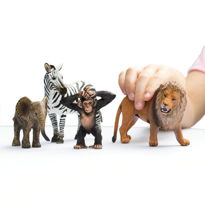Schleich 42387 - Kit Básico de Figuras de la Gama Wild Life 3