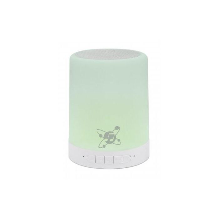 MANHATTAN LED-Bluetooth-Lautsprecher LED-Licht mit drei Helligkeitsstufen und sechs Farben MicroSD-Kartenslot 3.5-mm-Klinke 4