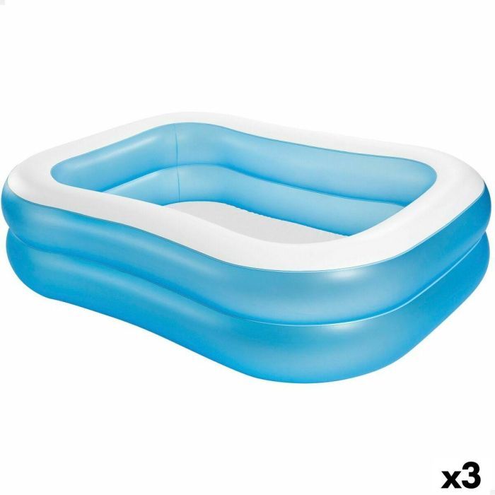 Piscina Hinchable Intex Azul Blanco Azul/Blanco 540 L 203 x 48 x 152 cm (3 Unidades)