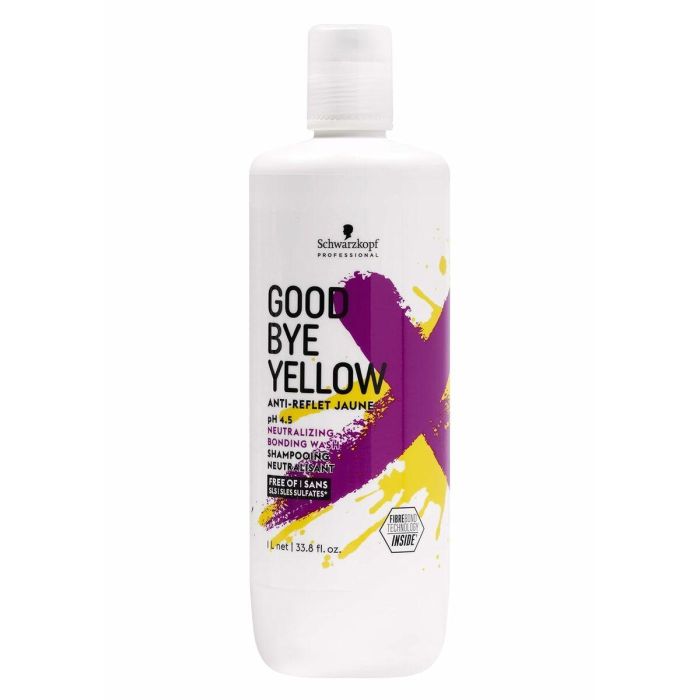 Champú Schwarzkopf GOODBYE YELLOW 1 L 3 Champú Schwarzkopf GOODBYE YELLOW 1 L 3