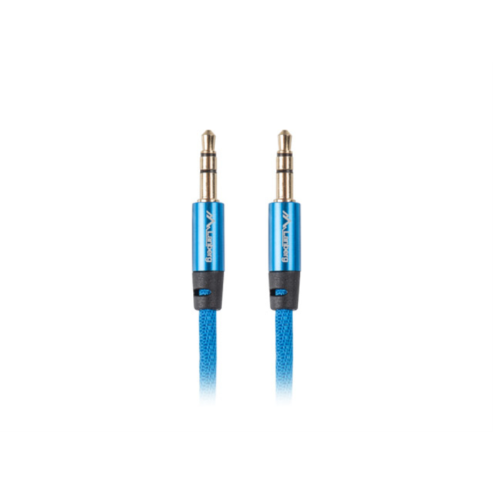 Lanberg Cable Minijack 3.5 mm Macho a Macho 2 m Azul CA-MJMJ-10CU-0020-BL