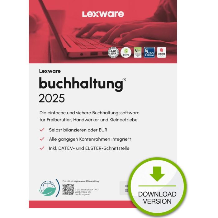 Lexware Buchhaltung 2025 - 1 Device, ABO - ESD-Download