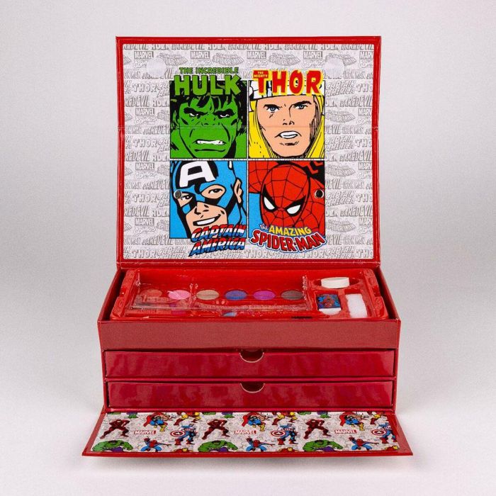 Set Papelería Coloreable Maletín Marvel
