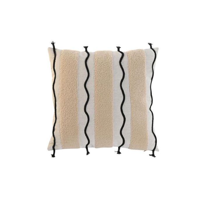 Cojin Boho DKD Home Decor Beige 5 x 45 x 45 cm