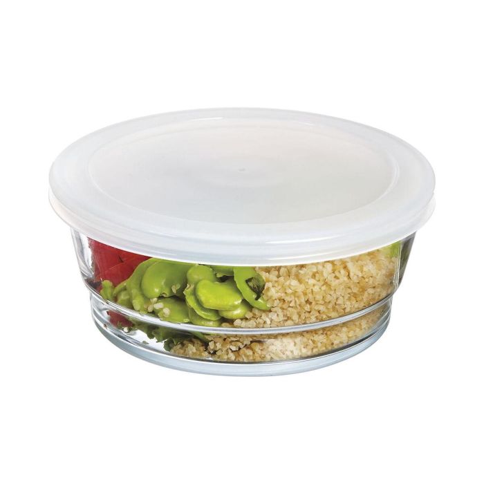Fiambrera Redonda con Tapa Arcoroc So Urban Bicolor Vidrio 1,1 L (12 Unidades) 3