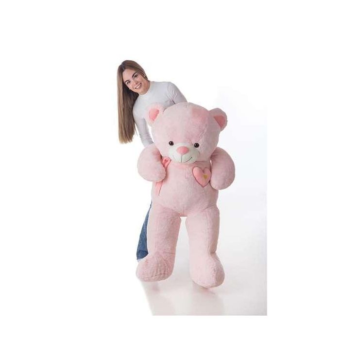 Peluche oso valentin rosa140 cm 1