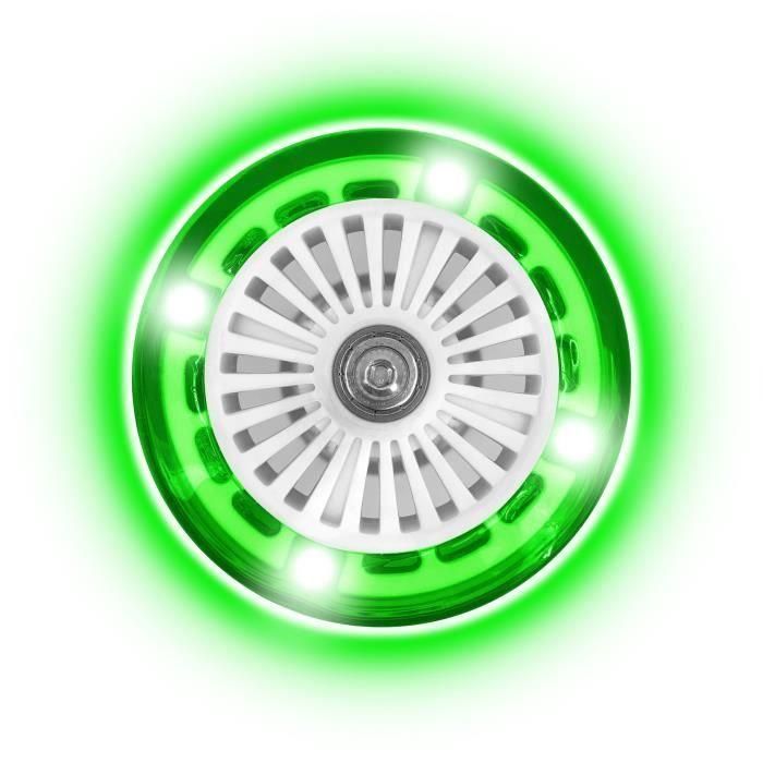 Stamp Scooter de 3 Ruedas con Equilibrio, Ruedas Delanteras Luminosas sin Pilas, Plataforma Antideslizante y Freno Trasero ABEC 5 3