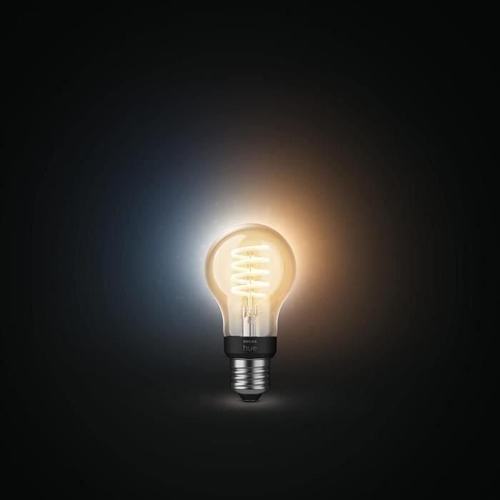 Philips Hue PHI8719514301429 White Ambiance, Bombilla LED Filamento E27, Conectada Bluetooth, Compatible Alexa, Google Home, HomeKit 1
