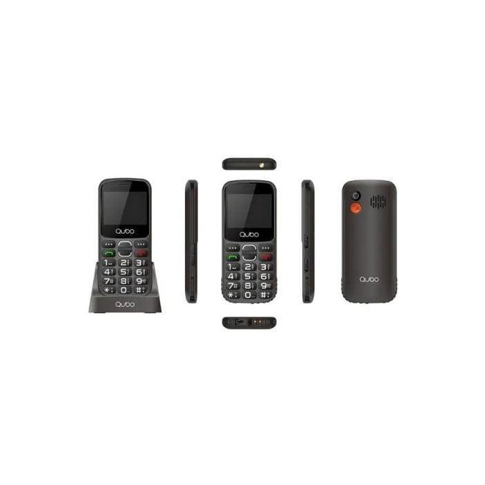 Teléfono Móvil Qubo X-230BKC 4G para Personas Mayores/ Negro 3