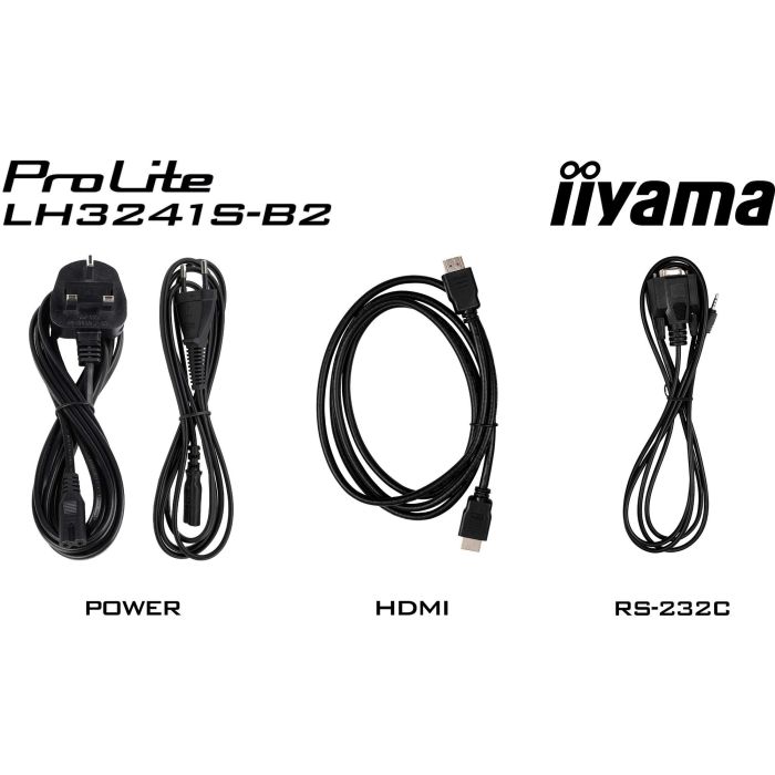 iiyama LH3241S-B2 Monitor Profesional 31.5" IPS Full HD, 3xHDMI, USB, Diseñado para Kiosco 24/7, Negro 8