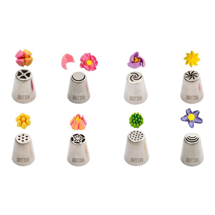Boquillas Rusas XL para Repostería 8 Sur - Quttin (48 Unidades) 10 Boquillas Rusas XL para Repostería 8 Sur - Quttin (48 Unidades) 10
