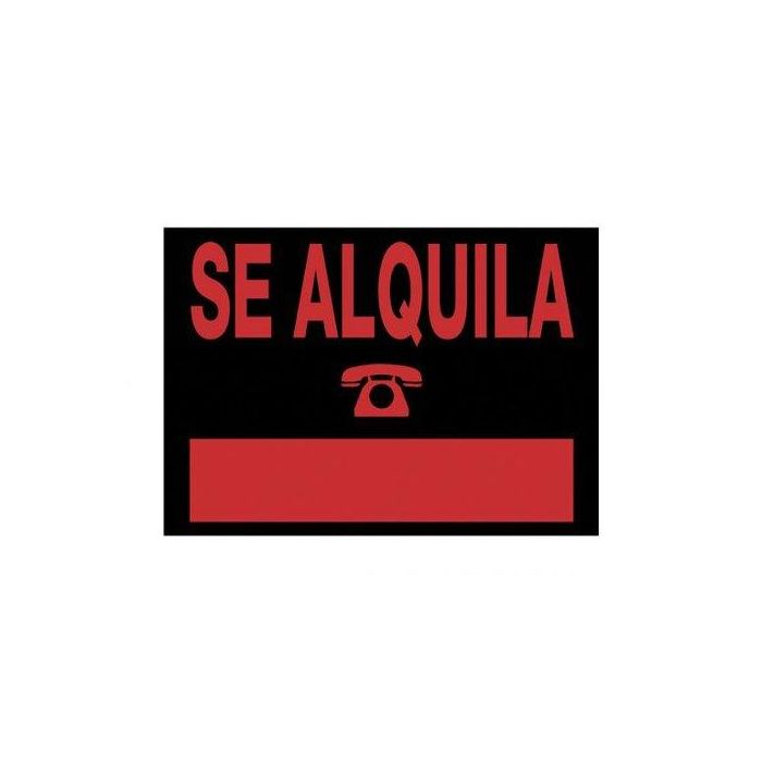 Cartel Anuncio Pvc 35X25 Se Alquila