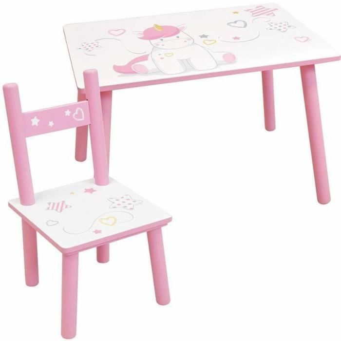 Conjunto de Mesa y Sillas para Niños Fun House UNICORN