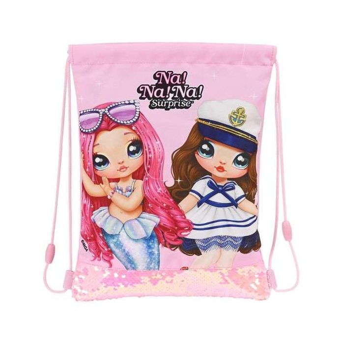 Mochila Saco Infantil Na!Na!Na! Surprise Sparkles Rosa 26 x 34 x 1 cm Mochila Saco Infantil Na!Na!Na! Surprise Sparkles Rosa 26 x 34 x 1 cm