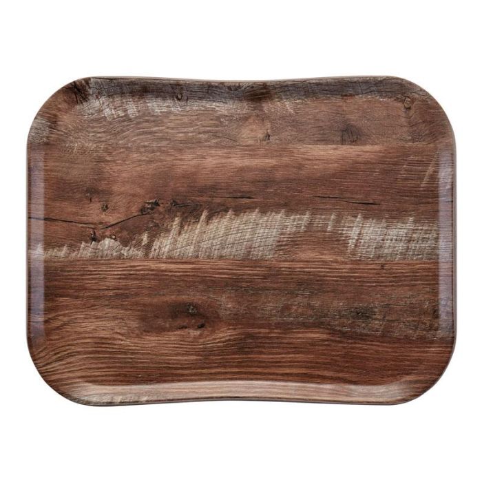 CAMBRO - VTC3343T-F88 - Bandeja SMC poliéster decorado madera texturizada - 33 x 43 cm