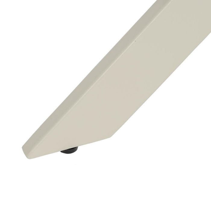 Mesa Comedor Natural-Crema Dm-Metal 120 X 120 X 75 cm