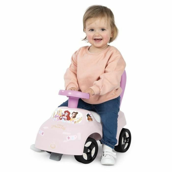 Smoby - Portabebés 2 en 1 - Princesas Disney - Caja bajo el sillín + bocina - A partir de 10 meses - Fabricado en Francia 3