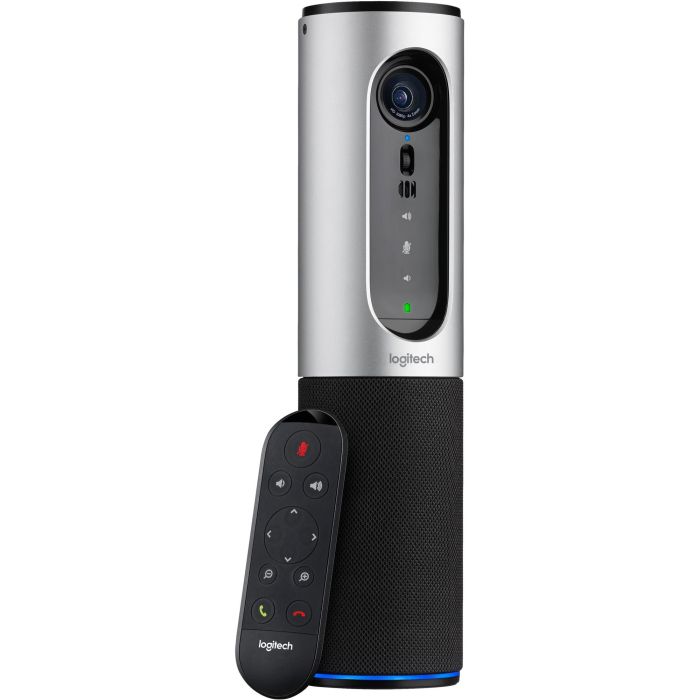 Logitech 960-001034 Conference Cam Connect Full HD 1080p, Zoom 4x, Micrófono y Altavoz, Gris 1 Logitech 960-001034 Conference Cam Connect Full HD 1080p, Zoom 4x, Micrófono y Altavoz, Gris 1
