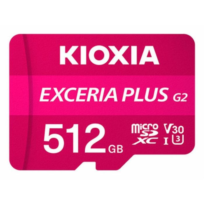 Kioxia LMPL2M512GG2 memoria flash 512 GB MicroSDXC UHS-I Clase 10 Kioxia LMPL2M512GG2 memoria flash 512 GB MicroSDXC UHS-I Clase 10