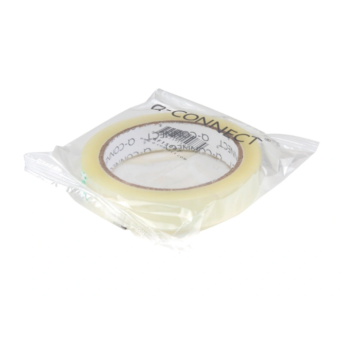 Q-connect Cinta Adhesiva Transparente Encelofanada 66 mt x 19 mm 5