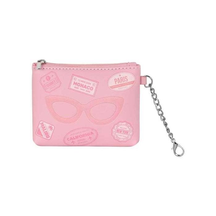 Karactermania Tarjetero Travel Monedero Barbie Rosa 9x11x1 cm 2