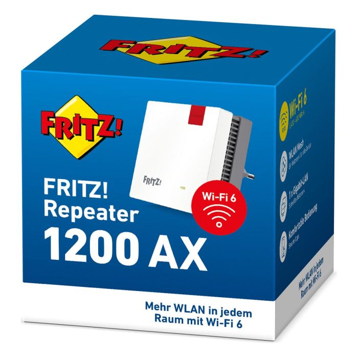 Avm Fritz!Repeater 1200 Ax 3000 Mbit/S Ethernet Lan Wi-Fi 3 Avm Fritz!Repeater 1200 Ax 3000 Mbit/S Ethernet Lan Wi-Fi 3
