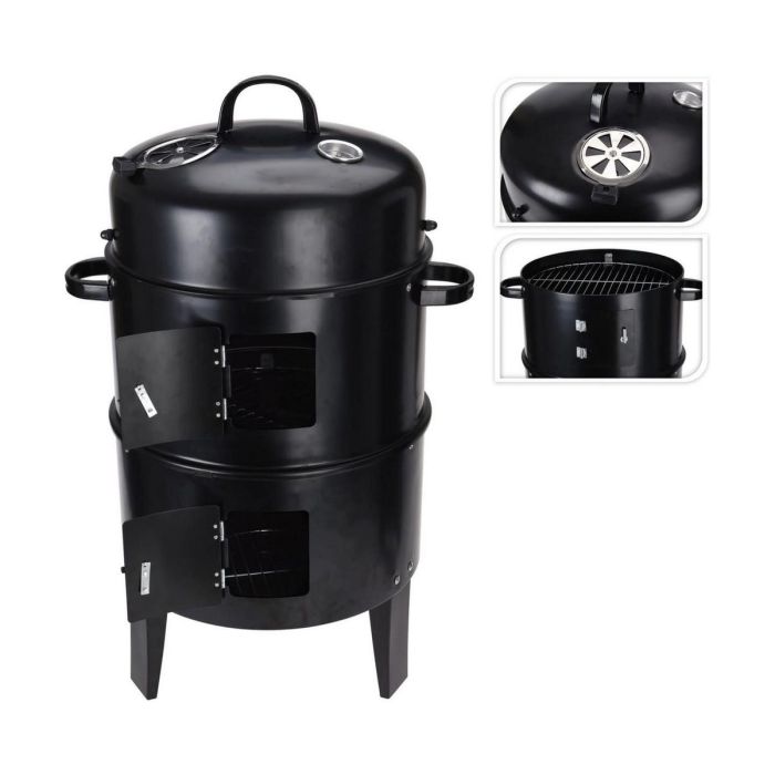 Barbacoa Negro Ø 47 x 78 cm Barbacoa Negro Ø 47 x 78 cm